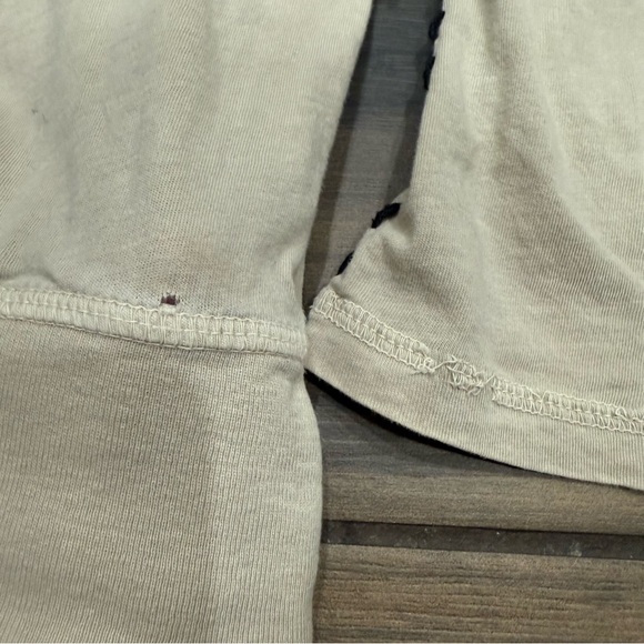 Affliction Shirt with Rhinestones and Knitted Shoulders and Arms - Picture 5 of 13